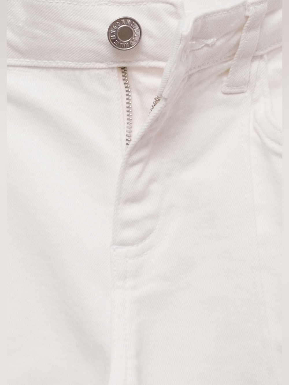 Mango White slim capri jeans NWT - Picture 7 of 8